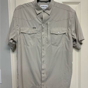 Poncho Western - S Regular - Tan